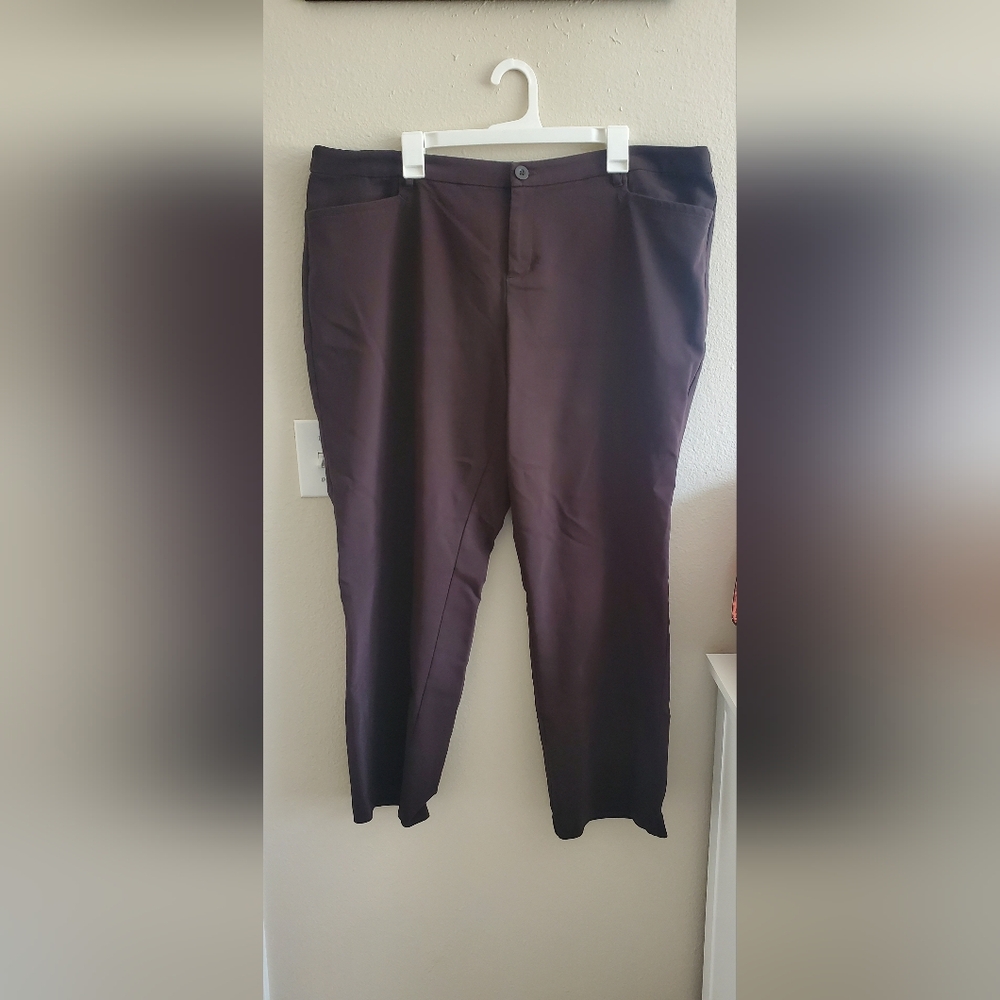 Cj Banks Womens Brown Slacks Size 20W